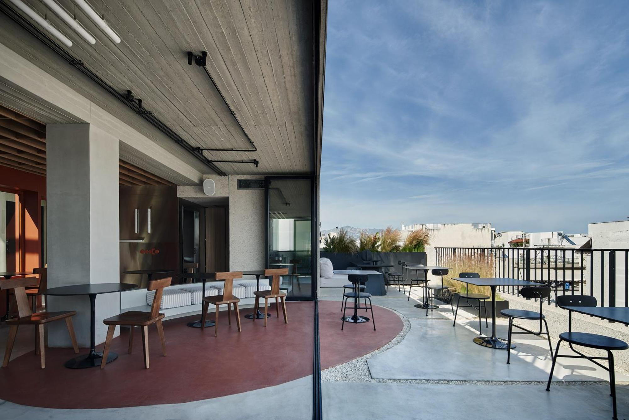 雅典 The Newel Psychiko酒店 外观 照片 The rooftop of the building